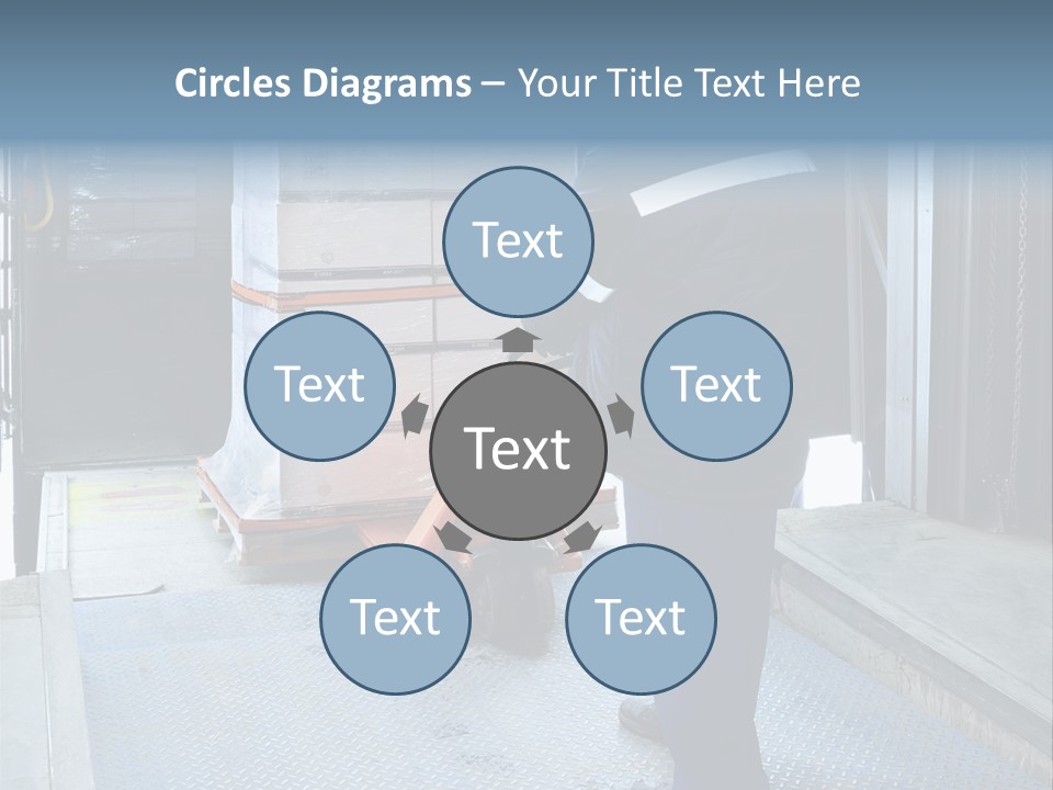 Transportation Manual Worker Stack PowerPoint Template