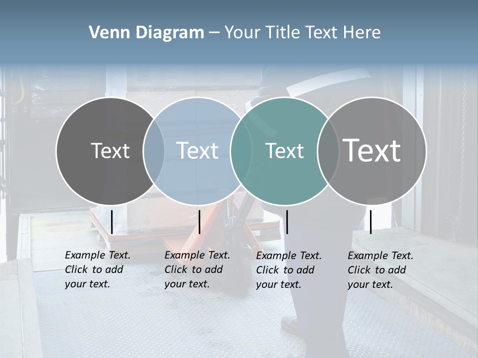 Transportation Manual Worker Stack PowerPoint Template