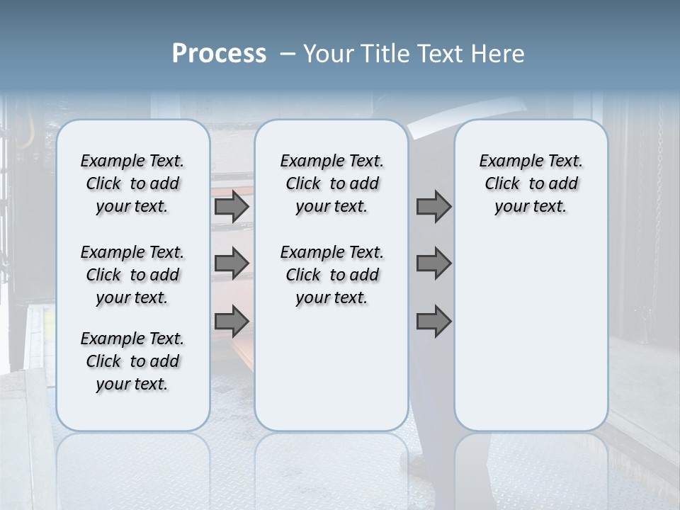Transportation Manual Worker Stack PowerPoint Template