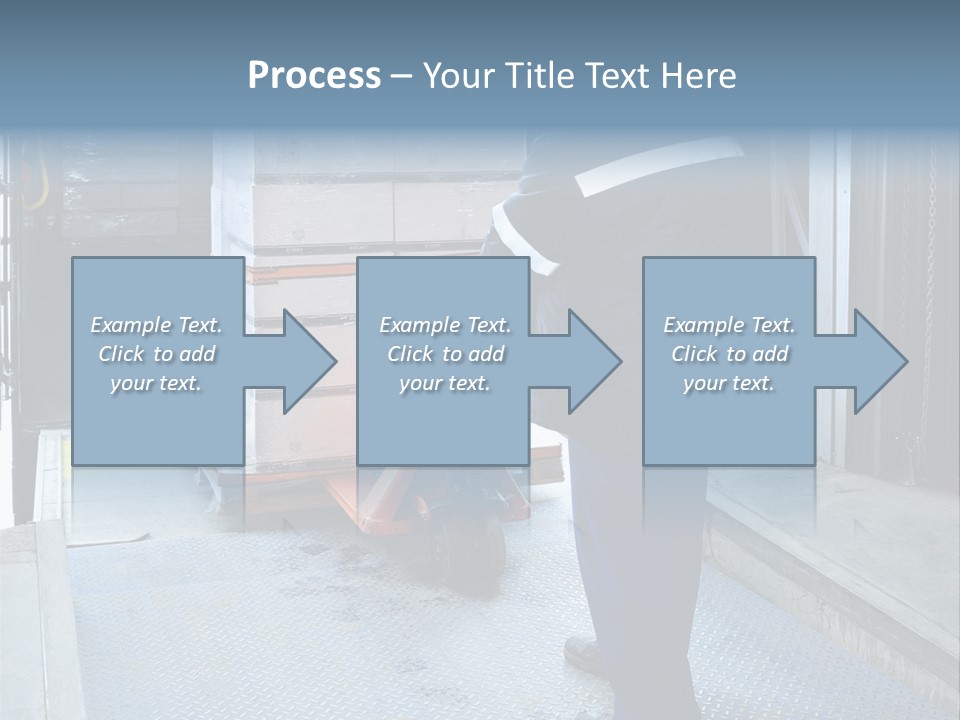 Transportation Manual Worker Stack PowerPoint Template