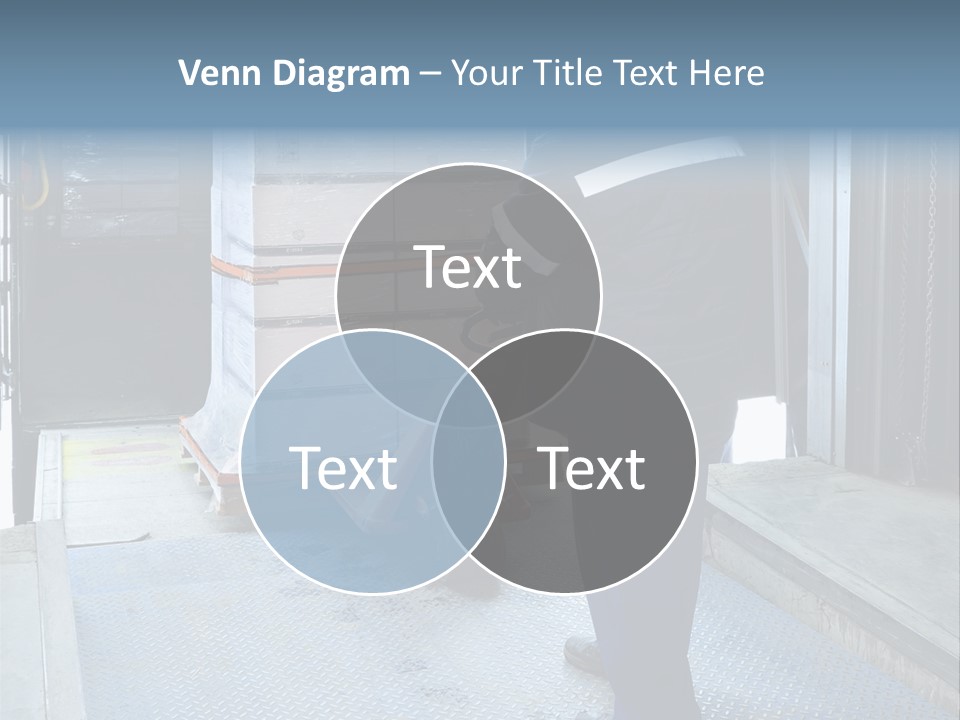 Transportation Manual Worker Stack PowerPoint Template