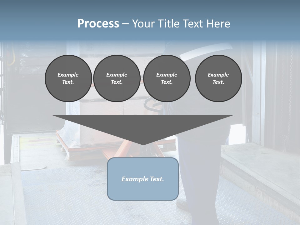 Transportation Manual Worker Stack PowerPoint Template