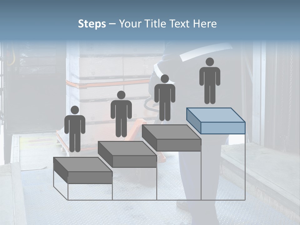 Transportation Manual Worker Stack PowerPoint Template