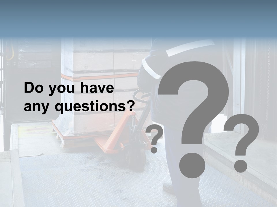 Transportation Manual Worker Stack PowerPoint Template