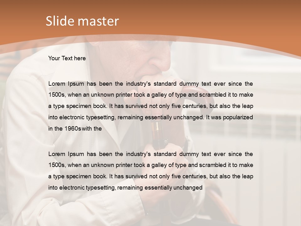 Injury Care Unhealthy PowerPoint Template