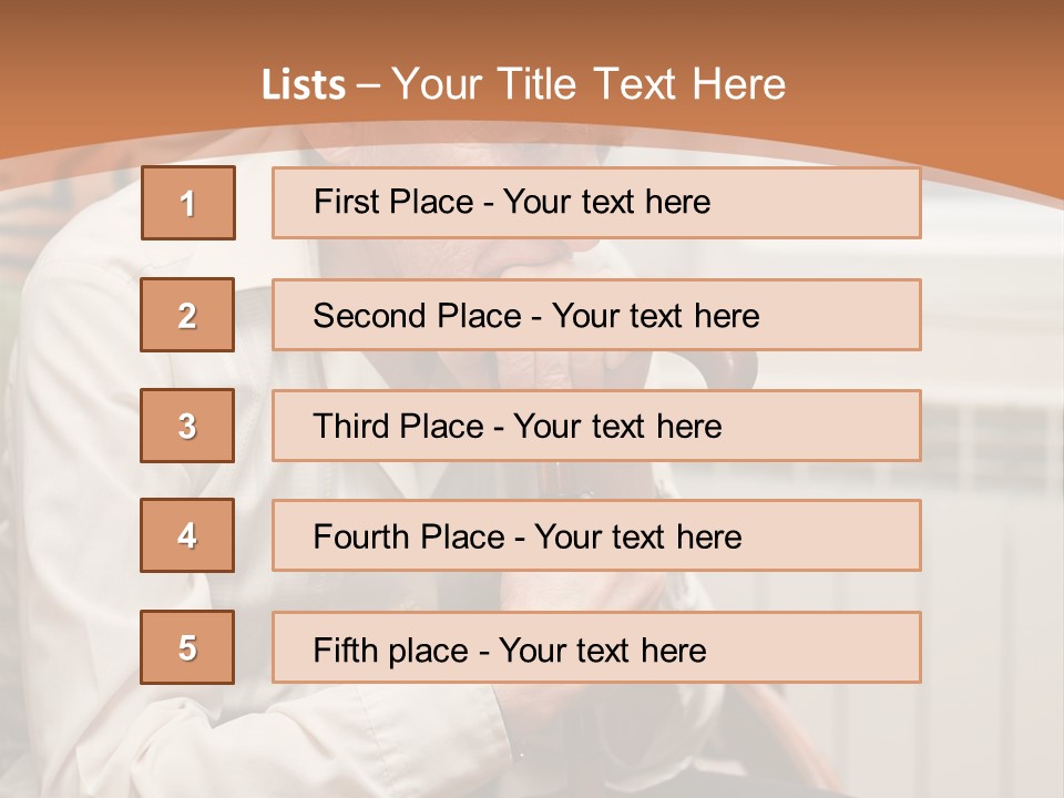 Injury Care Unhealthy PowerPoint Template