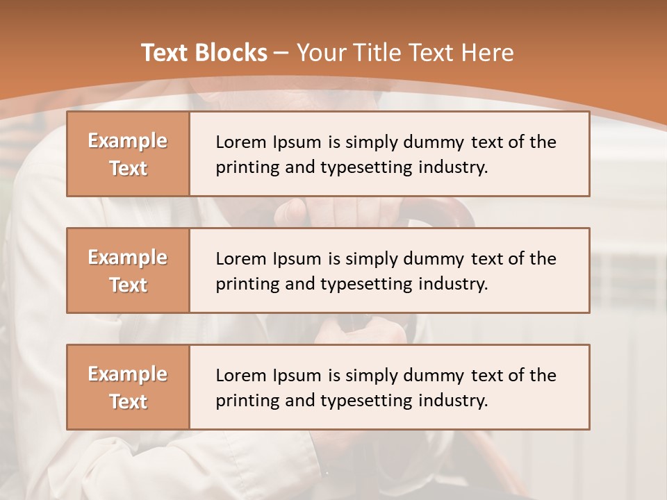 Injury Care Unhealthy PowerPoint Template