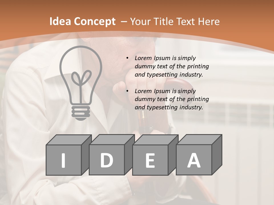 Injury Care Unhealthy PowerPoint Template