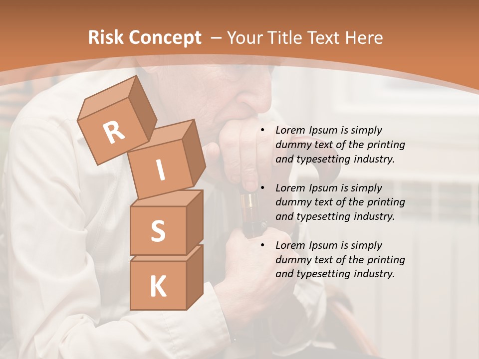 Injury Care Unhealthy PowerPoint Template