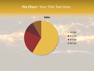 Effect Golden Yellow PowerPoint Template