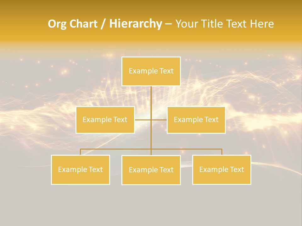 Effect Golden Yellow PowerPoint Template