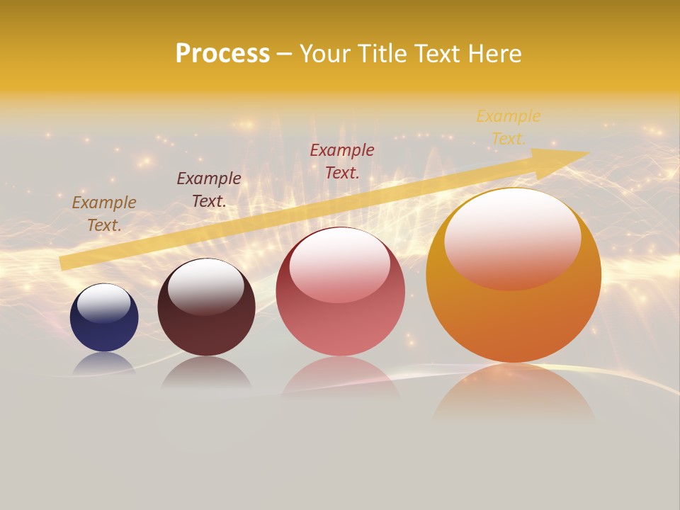 Effect Golden Yellow PowerPoint Template