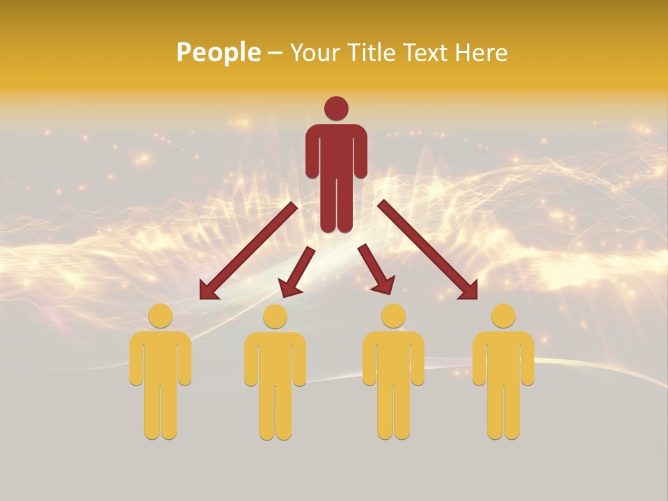 Effect Golden Yellow PowerPoint Template