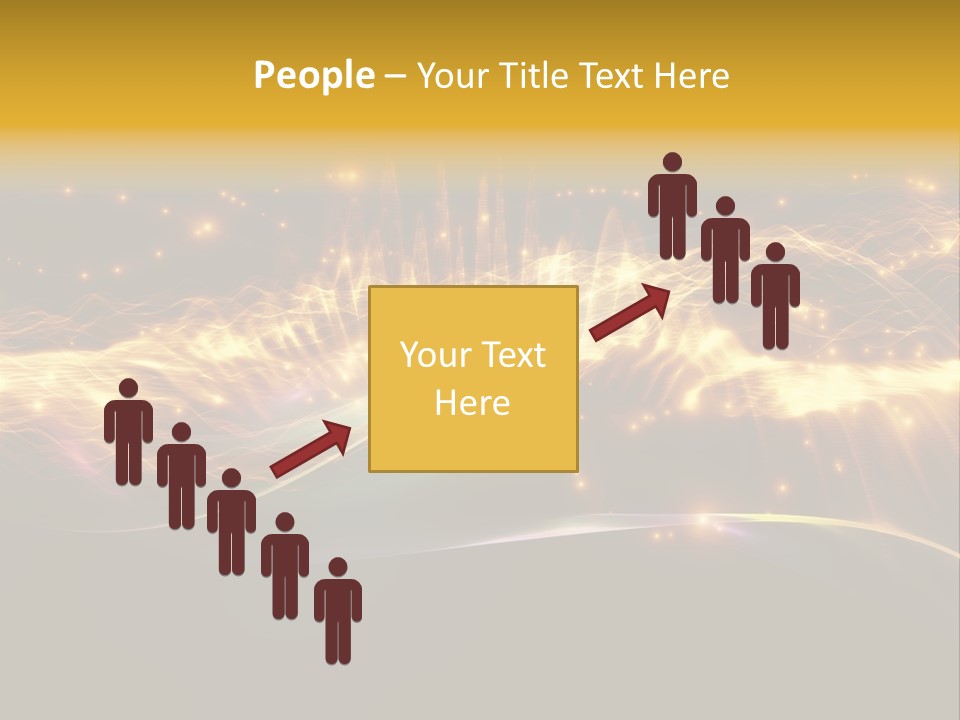 Effect Golden Yellow PowerPoint Template