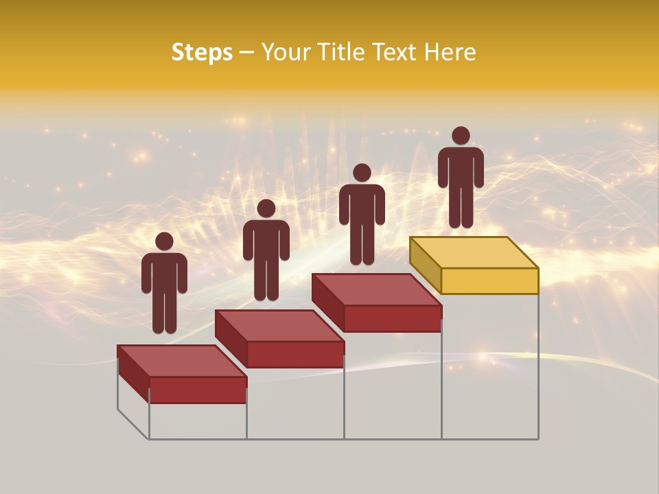Effect Golden Yellow PowerPoint Template