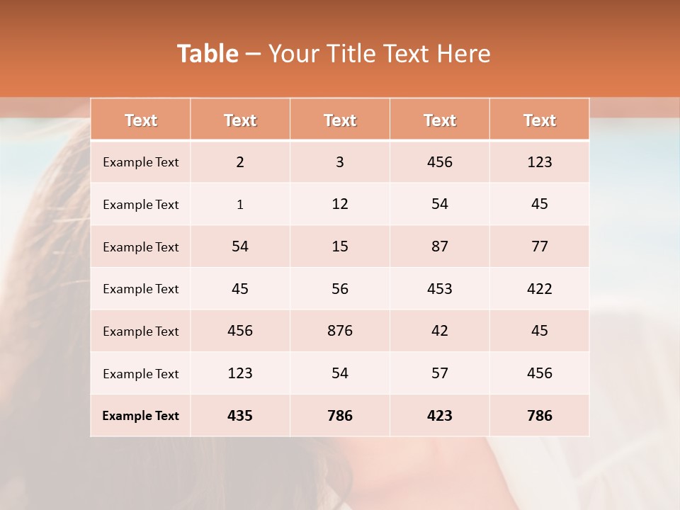 Copyspace Elegant Ocean PowerPoint Template