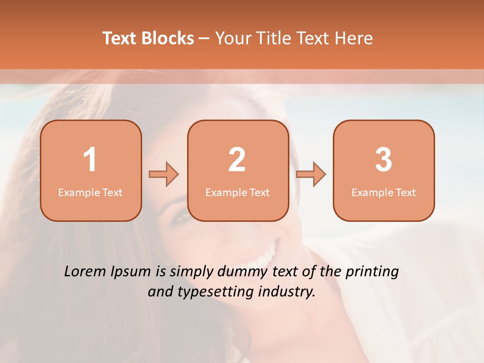 Copyspace Elegant Ocean PowerPoint Template