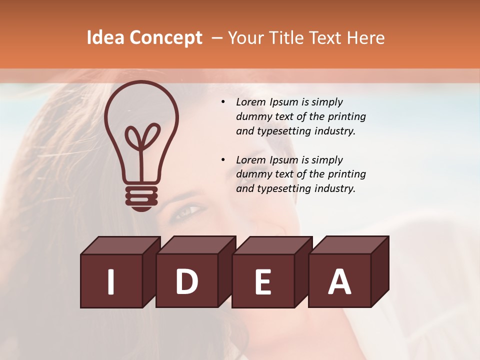 Copyspace Elegant Ocean PowerPoint Template