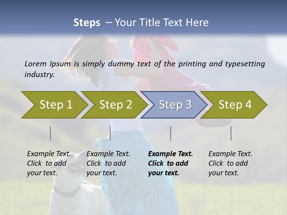 Meadow Parent Family PowerPoint Template