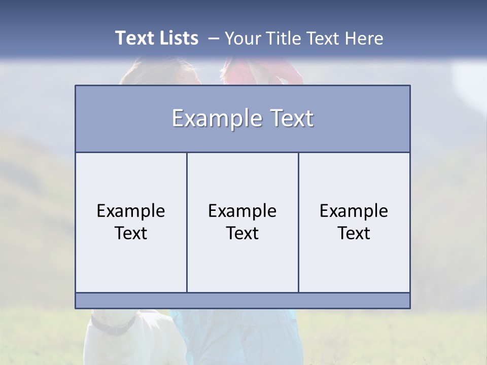 Meadow Parent Family PowerPoint Template