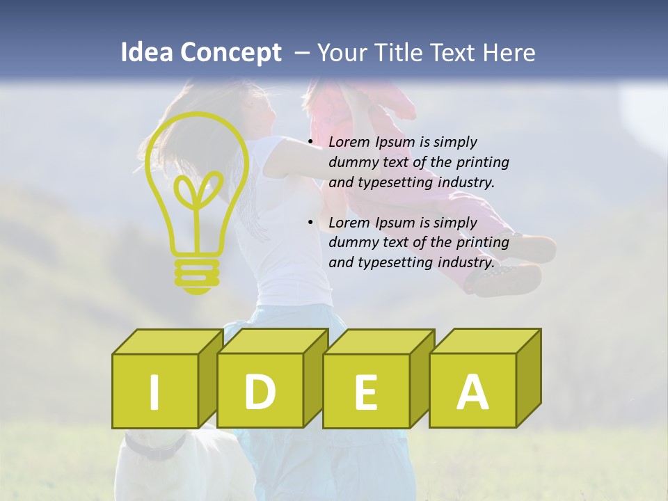 Meadow Parent Family PowerPoint Template