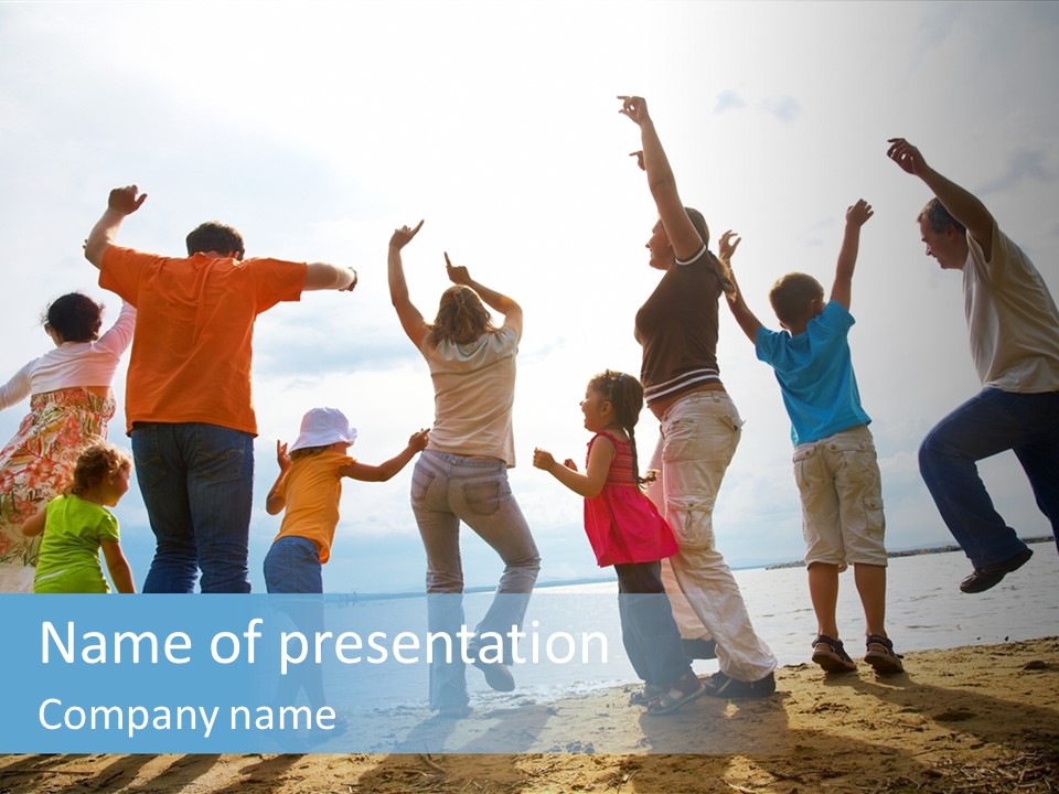 Sand Joy Summer PowerPoint Template