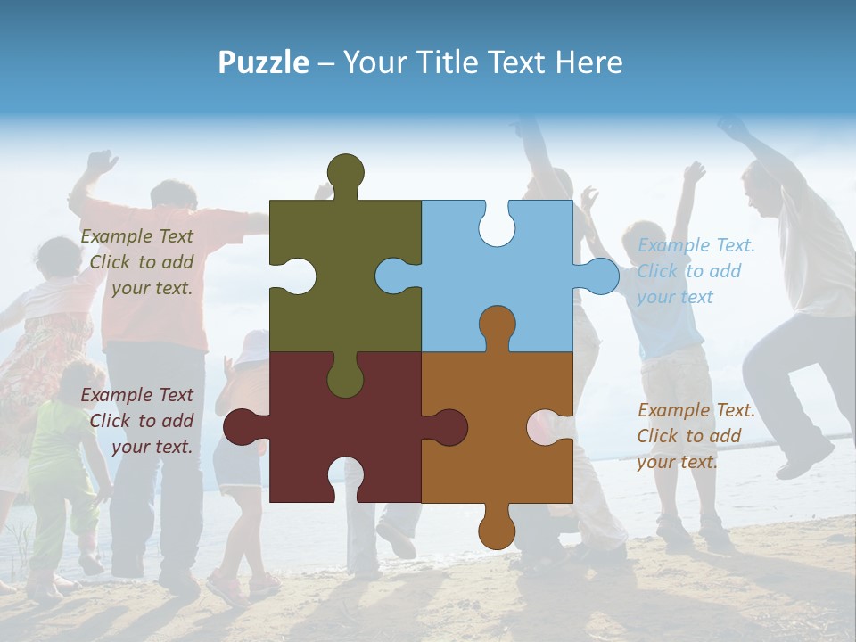 Sand Joy Summer PowerPoint Template