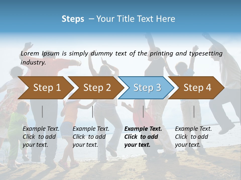 Sand Joy Summer PowerPoint Template