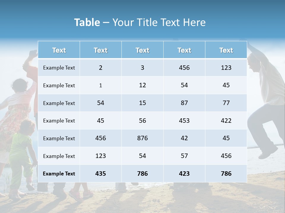 Sand Joy Summer PowerPoint Template