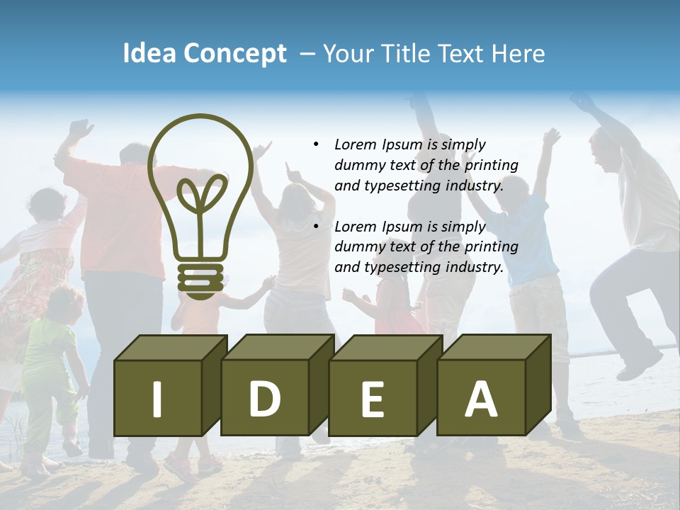 Sand Joy Summer PowerPoint Template