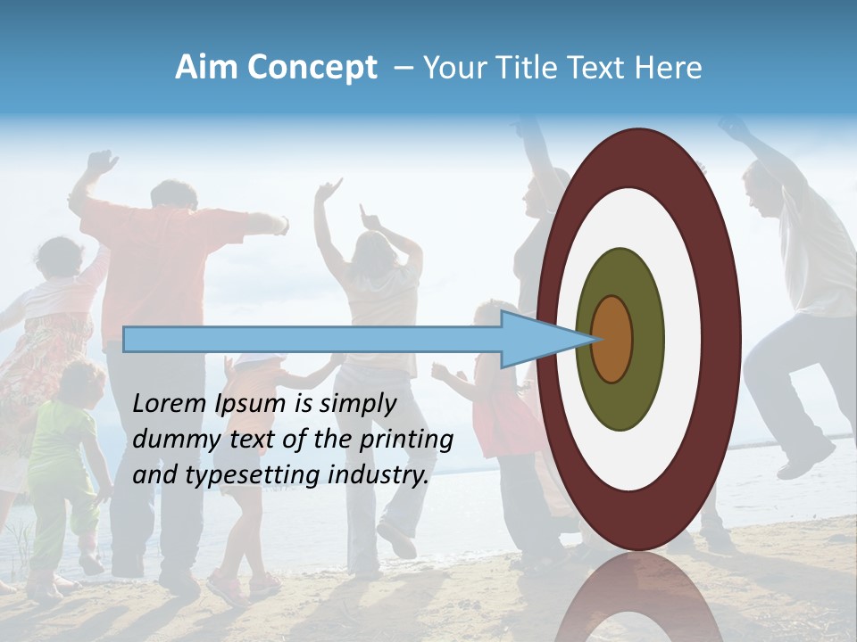 Sand Joy Summer PowerPoint Template