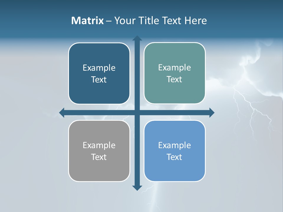 Climate Storm Dazzle PowerPoint Template