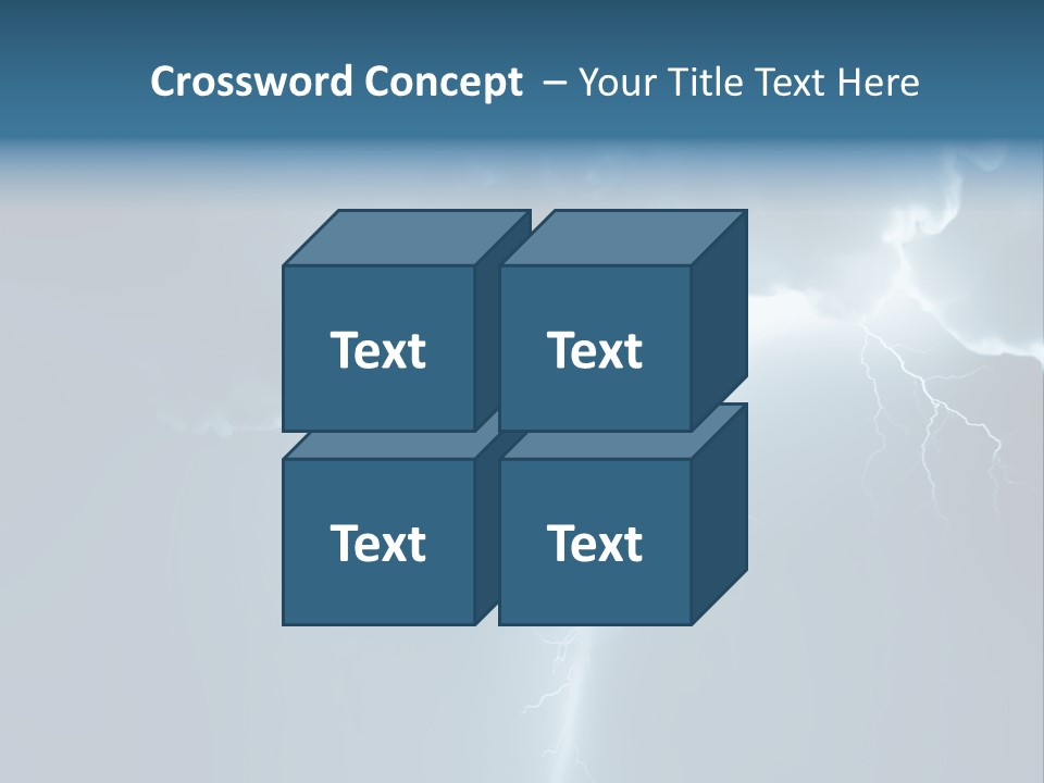 Climate Storm Dazzle PowerPoint Template