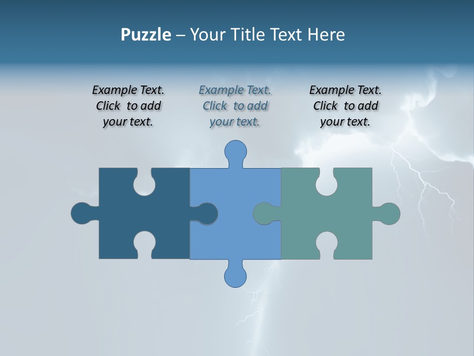 Climate Storm Dazzle PowerPoint Template