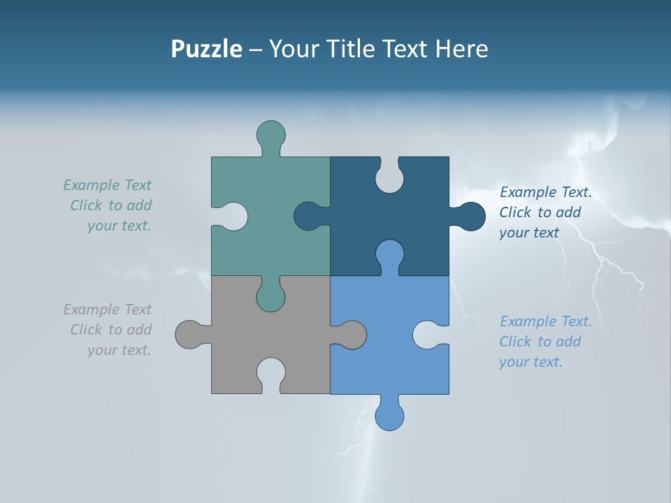 Climate Storm Dazzle PowerPoint Template