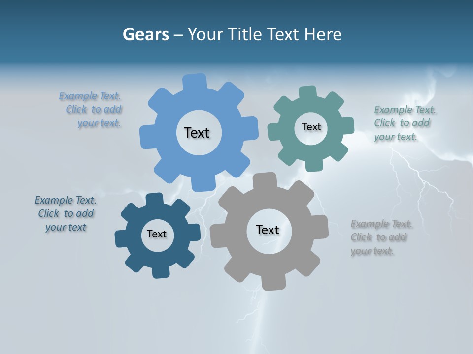 Climate Storm Dazzle PowerPoint Template