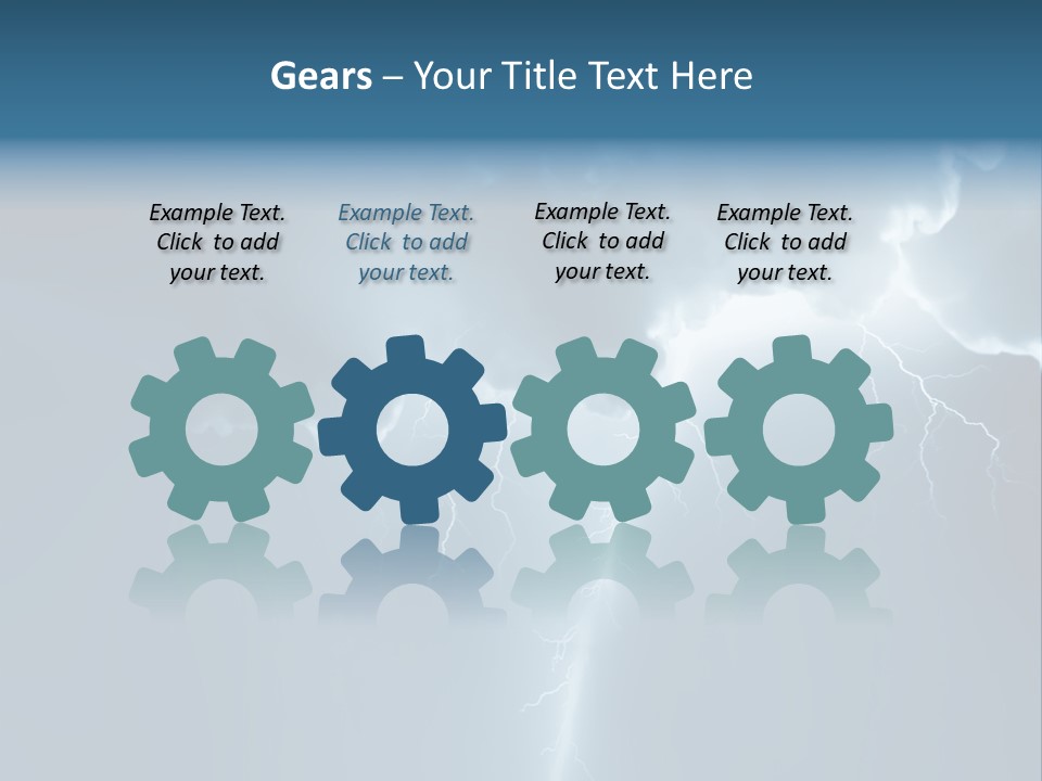 Climate Storm Dazzle PowerPoint Template