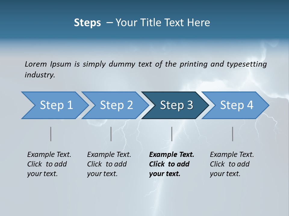 Climate Storm Dazzle PowerPoint Template