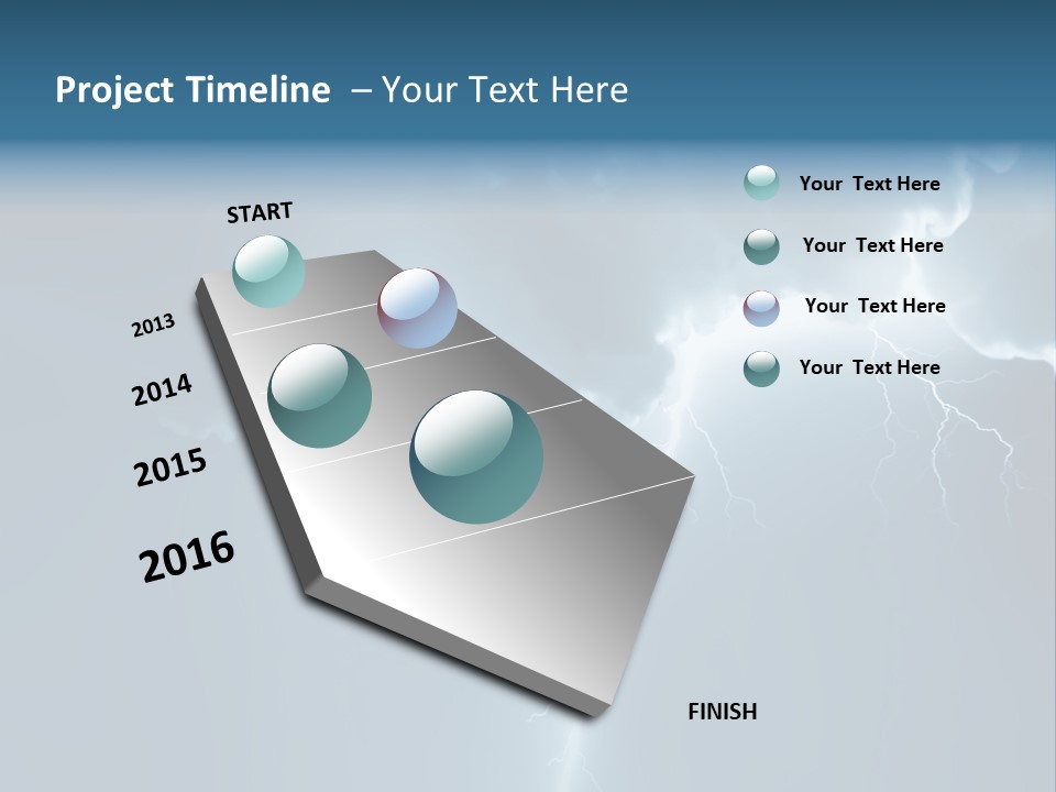 Climate Storm Dazzle PowerPoint Template