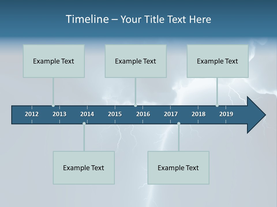 Climate Storm Dazzle PowerPoint Template