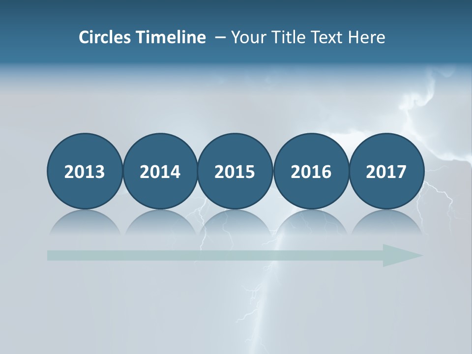 Climate Storm Dazzle PowerPoint Template