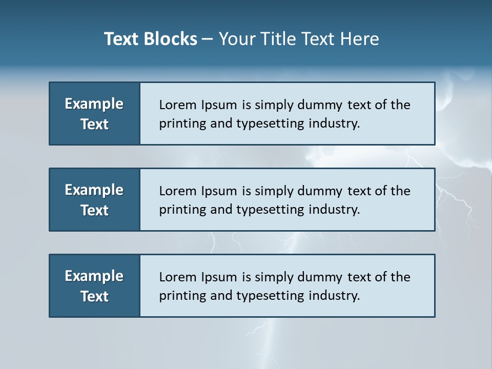 Climate Storm Dazzle PowerPoint Template