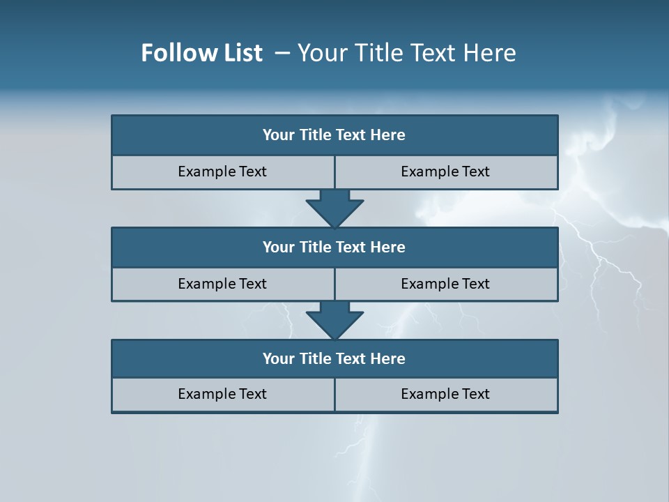 Climate Storm Dazzle PowerPoint Template