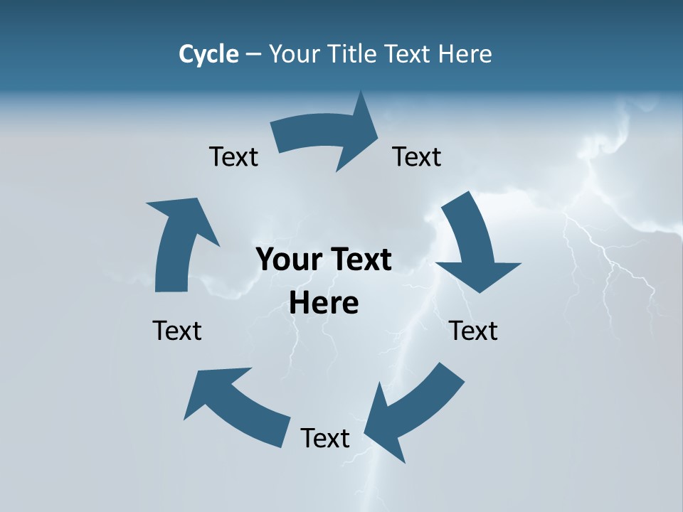 Climate Storm Dazzle PowerPoint Template