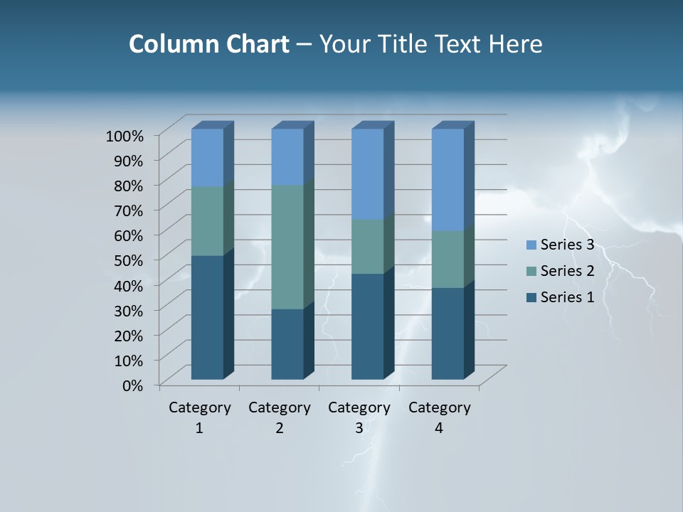 Climate Storm Dazzle PowerPoint Template