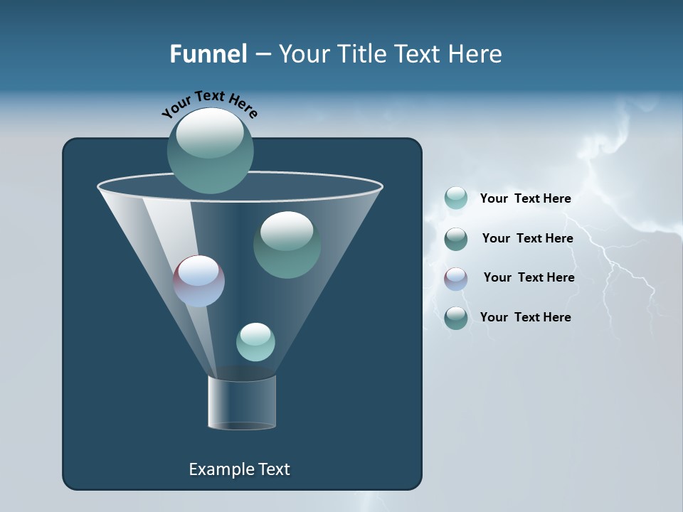 Climate Storm Dazzle PowerPoint Template