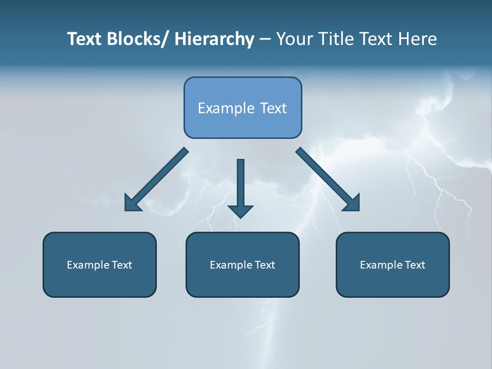 Climate Storm Dazzle PowerPoint Template