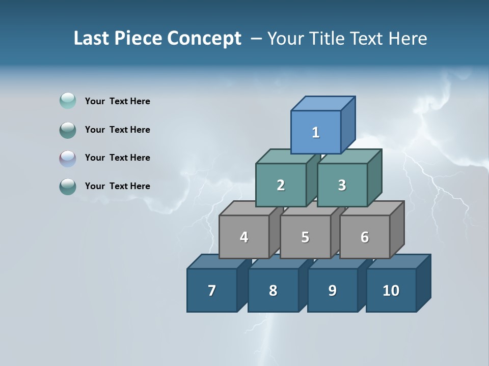 Climate Storm Dazzle PowerPoint Template
