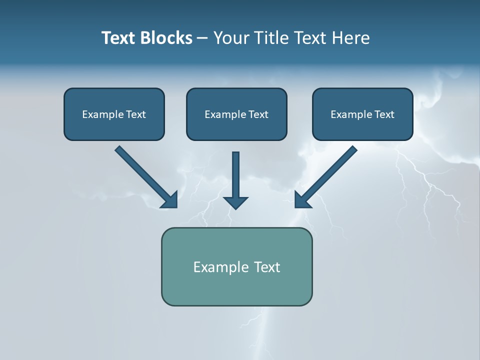 Climate Storm Dazzle PowerPoint Template