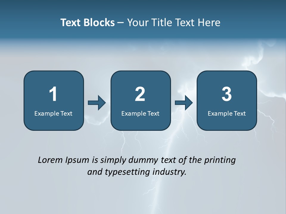 Climate Storm Dazzle PowerPoint Template